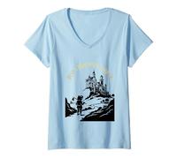 Women's JUST A Frog with A Dream Renaissance Fair V-Neck T-Shirt