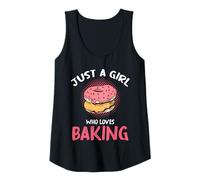 Womens Just A Girl Who Loves Baking Tank Top
