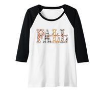 Womens Just A Girl Who Loves Fall Shirt Plaid Ghost Pumpkin Leopard Raglan Baseball Tee