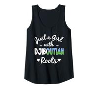 Womens Just A Girl With Djiboutian Roots Tank Top