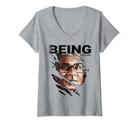 Womens Just Being Robert Mugabe V-Neck T-Shirt