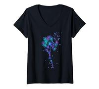 Womens Just Breathe Thirt Breathe Meditation Gift V-Neck T-Shirt
