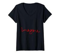 Womens JUST Imagine. V-Neck T-Shirt