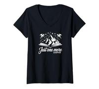 Women's Just One More Chapter Reading Dragons Fantasy V-Neck T-Shirt