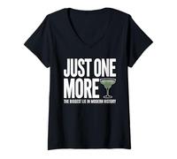 Women's Just one More Margarita the Biggest Lie in Modern History V-Neck T-Shirt