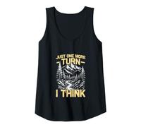 Womens Just one More Turn Mountaineer Funny Hiking Hiker Tank Top