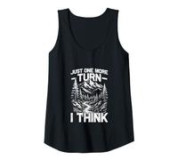 Womens Just one More Turn Mountaineer Funny Hiking Hiker Tank Top
