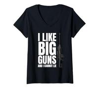 Womens Just The Tip US American Flag Bullet Gun Shirt For Men Women V-Neck T-Shirt