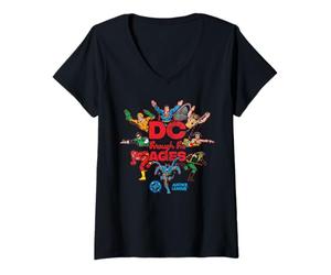 Women's Justice League DC Through the Ages V-Neck T-Shirt