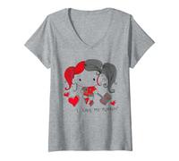Women's Justice League Harley Quinn Puddin' V-Neck T-Shirt
