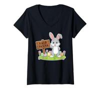 Women's Kalo Pascha Gr aster Orthodox Easter Gr unny V-Neck T-Shirt