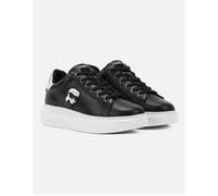 Karl Lagerfeld Kapri NFT Lo Lace WoMens Black Trainers Leather - Size UK 5