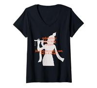 Womens Karma Kiye jaa. Bhagvad Gita V-Neck T-Shirt