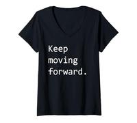 Women's Keep Moving Forward V-Neck T-Shirt