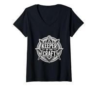 Women's Keeper of The Craft Freemason Identity V-Neck T-Shirt