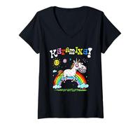 Women's “KETAMIN“ Horse V-Neck T-Shirt