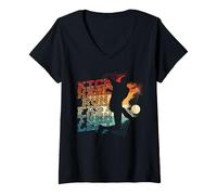 Women's Kick Hard - Run Fast - Turn Left V-Neck T-Shirt
