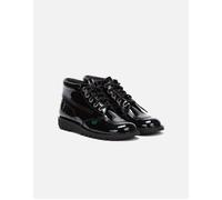 Kickers Women's Kick Hi Classic Ankle Boots | Extra Comfortable | Added Durability | Premium Quality, Patent Black, 3 UK