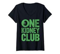 Women's Kidney Organ Donor V-Neck T-Shirt