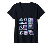 Womens KIDZ BOP LIVE - Non-Stop Bops V-Neck T-Shirt