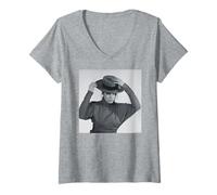 Womens Kim Wilde Kids In America Pop Singer By Simon Fowler V-Neck T-Shirt