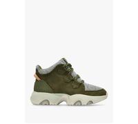 Women's Kinetic Impact Caribou Plus Ultilty Green Light Aloe Waterproof Boots - Khaki Suede / 5
