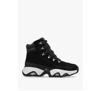 Women's Kinetic Impact Conquest Plus Waterproof Black Sea Salt Ankle Boots - Black Suede / 4