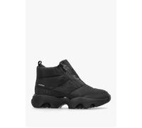 Women's Kinetic Impact Puffy Waterproof Black Sea Salt Trainers - Black Fabric / 5
