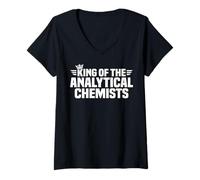 Women's King of the Analytical Chemists V-Neck T-Shirt