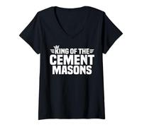 Women's King of the Cement Masons V-Neck T-Shirt