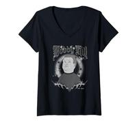 Womens King of the Hill Retro Y2K Sparkle Bobby Hill Cartoon V-Neck T-Shirt