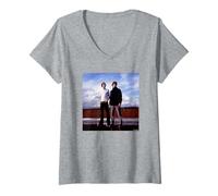 Womens Kings of Convenience Indie Folk Duo by Andy Willsher V-Neck T-Shirt