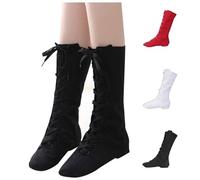 Women's Kitten Heels Lace-Up High Heel Salsa Tango Ballroom Tap Dance Shoes Heel Latin Ballroom Dance Shoe Party Performance Black