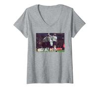 Women's Klinsmann Tottenham V Fulham World Cup Football V-Neck T-Shirt