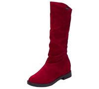 Womens Knee High Boots Clearance Suede Slouchy Boot Slouchy Knee High Flats Boots Suede Slip on Low Heel Boots Wide Calf no Heel Long Boots Winter Shoes Thigh High Boots 5 3&Red
