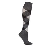 Womens Knee High Socks Argyle Burlington Marylebone Wool Various Colours- 1 Pair