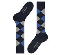 Burlington Women's Marylebone W Kh Wool Long Patterned 1 Pair Knee-High Socks, Blue Marine 6120, 3.5-7