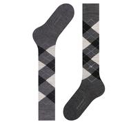 Burlington Women's Marylebone W Kh Wool Long Patterned 1 Pair Knee-High Socks, Grey Asphalt Melange 3180, 3.5-7