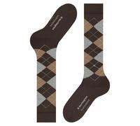 Burlington Women's Marylebone W Kh Wool Long Patterned Knee-High Socks 1 Pair, Brown Dark 5235, 3.5-7