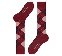 Burlington Women's Marylebone W Kh Wool Long Patterned 1 Pair Knee-High Socks, Red Cranberry 8033, 3.5-7