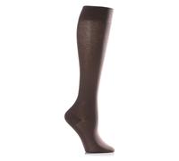 Womens Knee High Socks FALKE "Cotton Touch" Fine Knit with Comfort Tops - 1 Pair