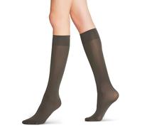 Women's knee-high socks Falke Seidenglatt 40 DEN Gris 35/38