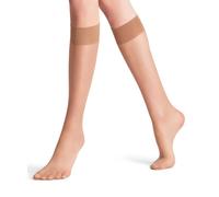 FALKE Women's Seidenglatt 15 DEN W Kh Sheer Plain 1 Pair Knee-High Socks, Skin colour Sun 4299, 2.5-5