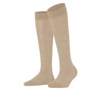 Women's knee-high socks Falke Snow Glitter Beige 35/38