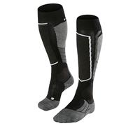 Falke Women's Ski Socks SK2 Intermediate Wool - Breathable, Warm, Thick - Black Black-Mix 3010 4-5