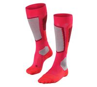 FALKE Women's SK2 Intermediate Wool W Kh Breathable Warm Thick 1 Pair Skiing Socks, Red Rose 8680, 7-8