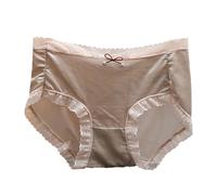 Women'S Knickers - Women's Low Waist Lace Briefs Solid Crotch Underwear Panties Soft Breathable Stretch Everyday Comfort Lingerie Fine Seamless Machine Washable Ladies Fashion Comfy Cozy