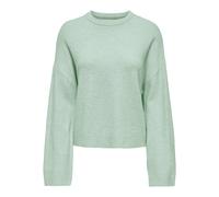 Women's Knit Crew Neck Pullover Only Simoni Vert L