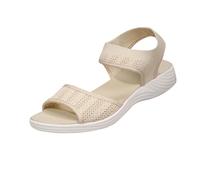 Women's Knit Flat Sandals High Stretch Color Block Woven Fish Mouth Flat Shoes Open-Toe Breathable Lightweight Sandals Cutout One Strap Comfortable Walking Footwear for Beach Trips & Daily Errands