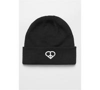 Women's knit hat Miss Tee Peace Sign Heavy Noir TU